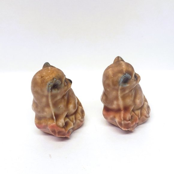 Vintage Wade Whimsies Red Rose Tea Figurines Lemur Hippo Puppy Dog Lot x4 - Picture 8 of 16